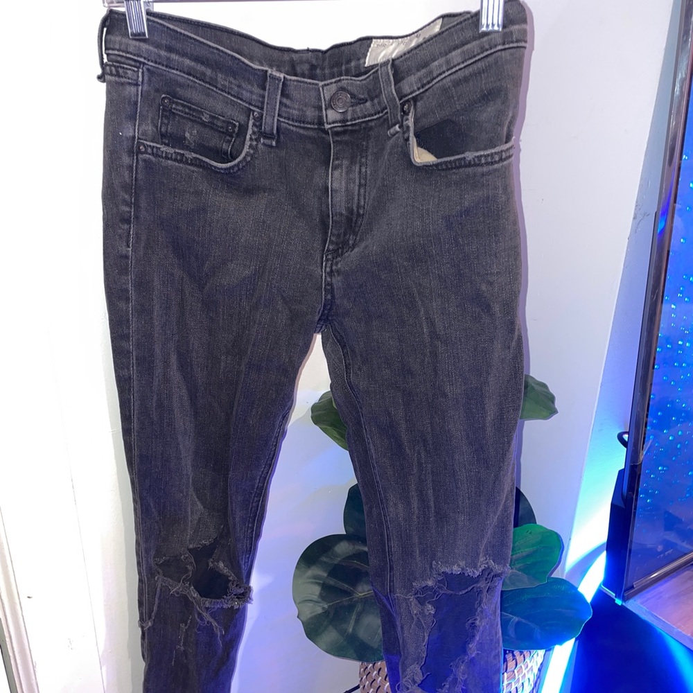 Rag & Bone Black Skinny Jeans